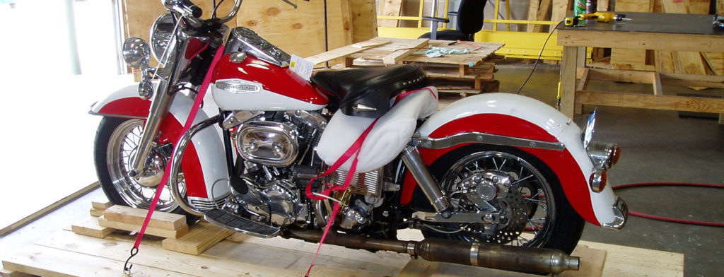 Shipping a motorcycle